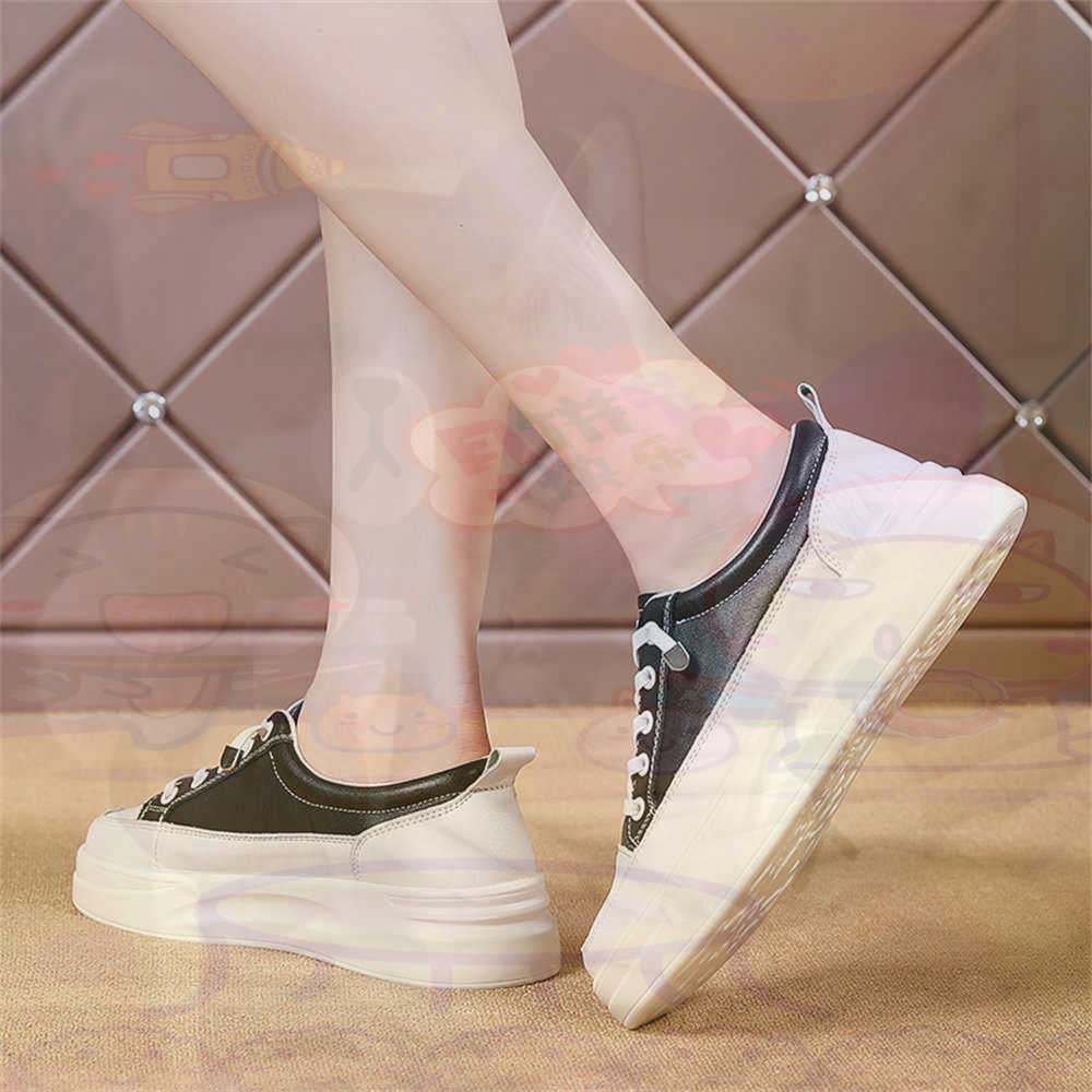 Latest Women Formal Wear - Lace-up chunky mocassins mulher skate sapatos