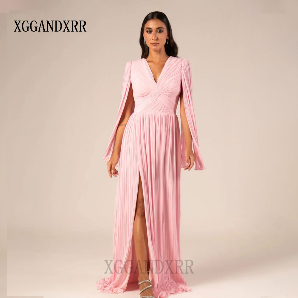 Formal Gala Wear Women - Personalizado rosa uma linha vestido de