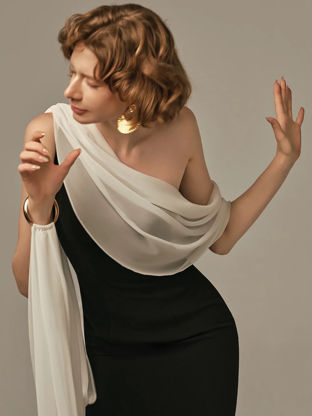 Vestido de Gala Elegante Bicol - Formal Gala Wear Women avaliação e preço