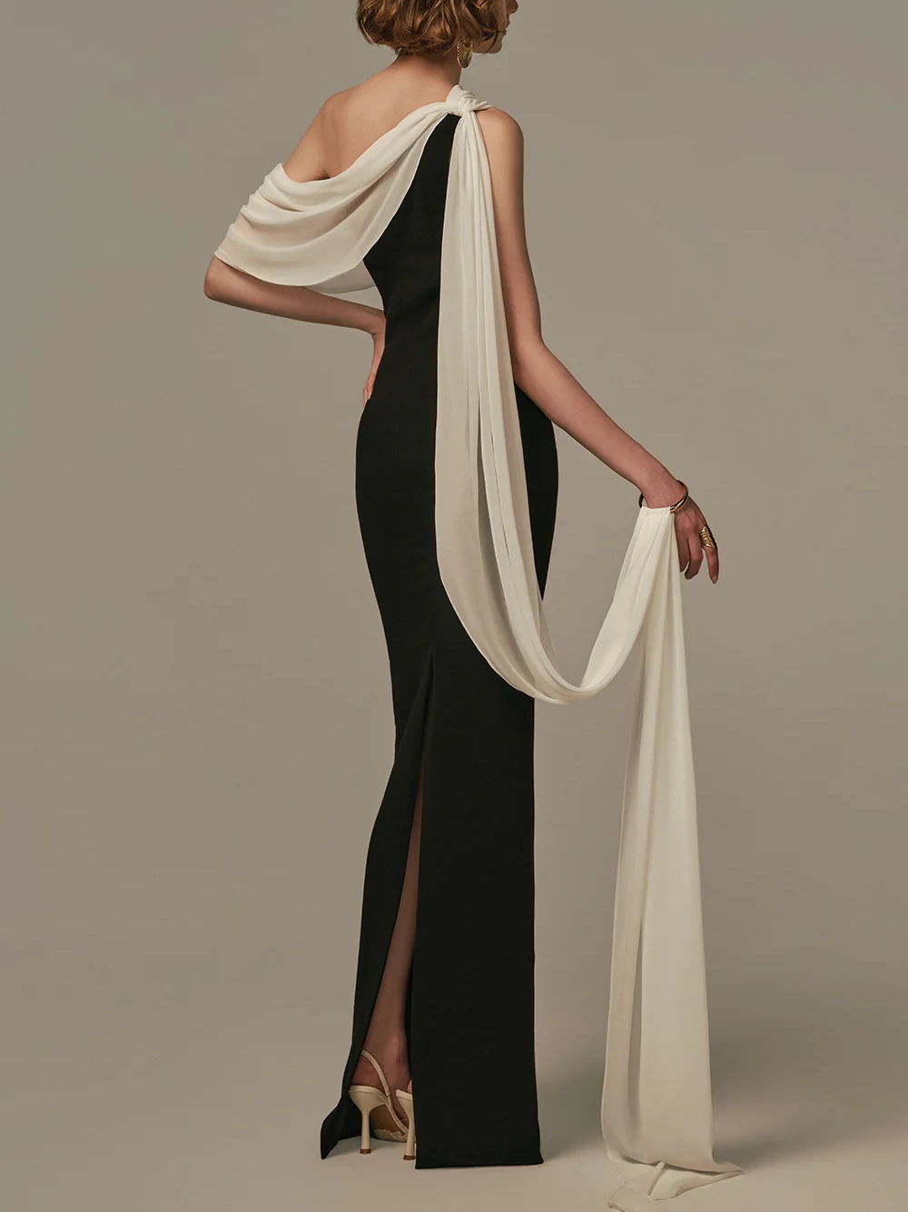 Vestido de Gala Elegante Bicol - Formal Gala Wear Women avaliação e preço