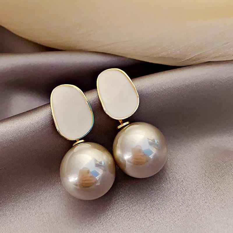 Grande marca de alta classe no - Pearl Earring Stud avaliação e preço