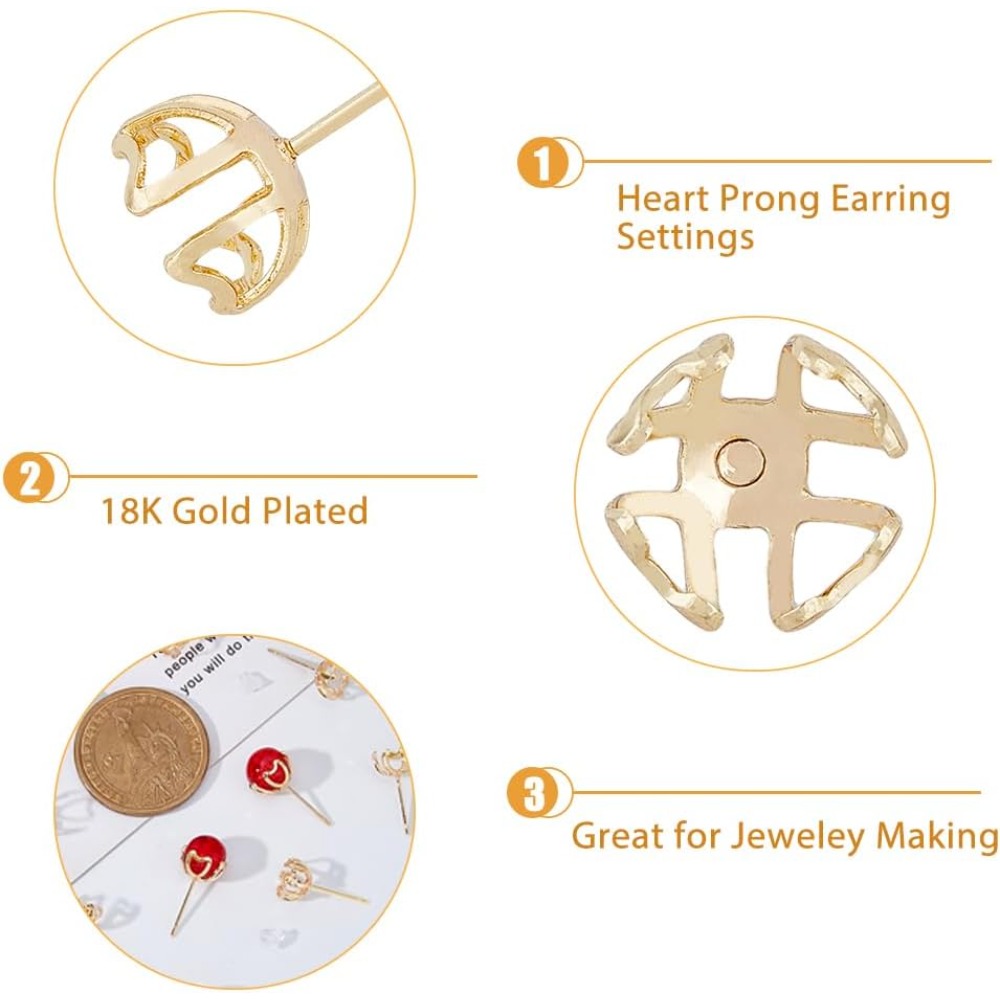 30 peças brinco montagem 4 cor - Pearl Earring Stud avaliação e preço