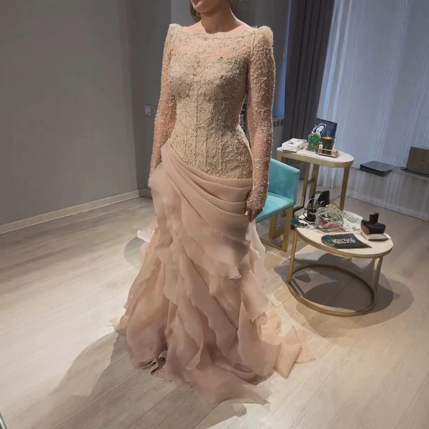    Vestido de noite sereia co - Formal Gala Wear Women avaliação e preço