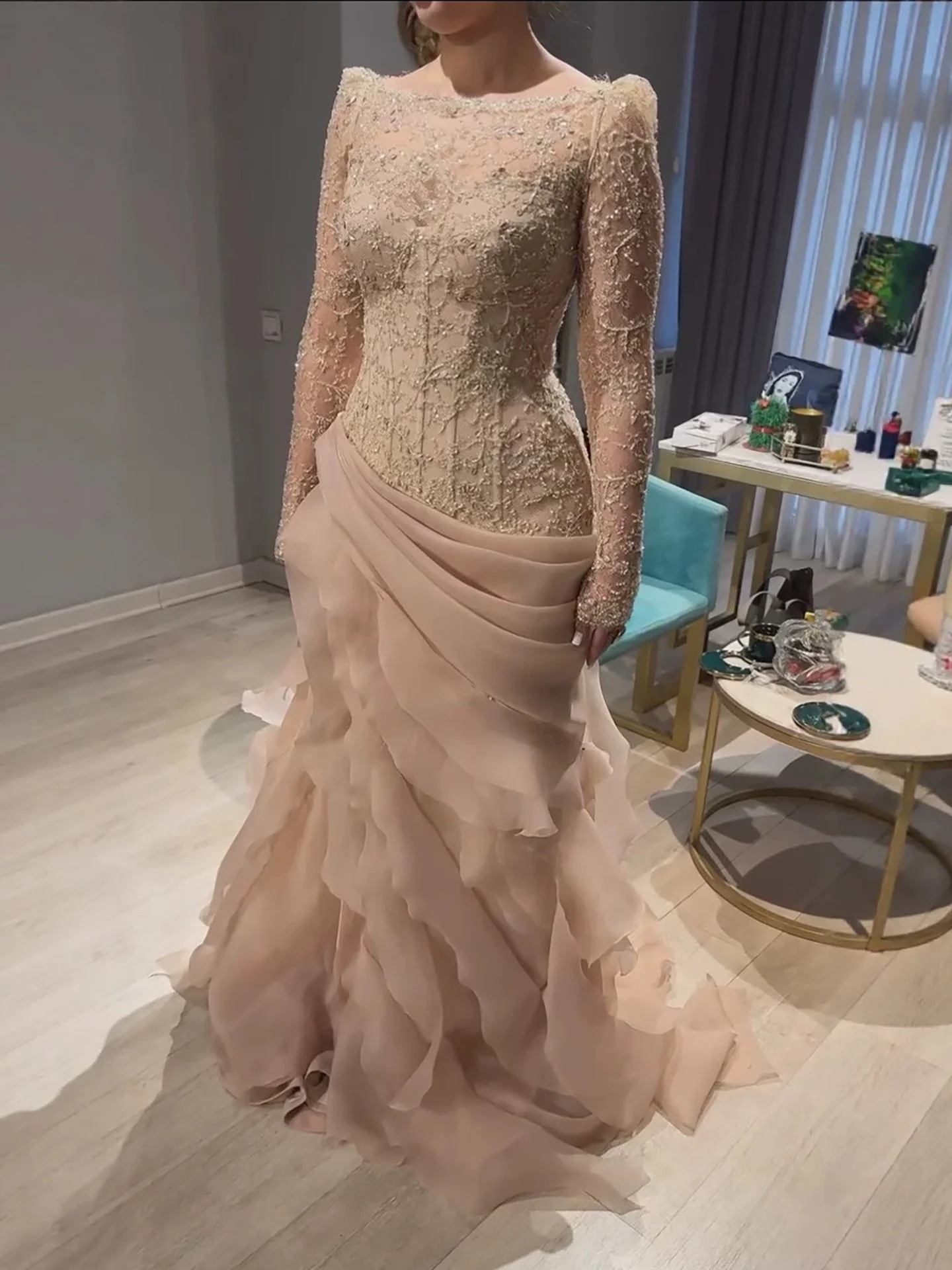    Vestido de noite sereia co - Formal Gala Wear Women avaliação e preço