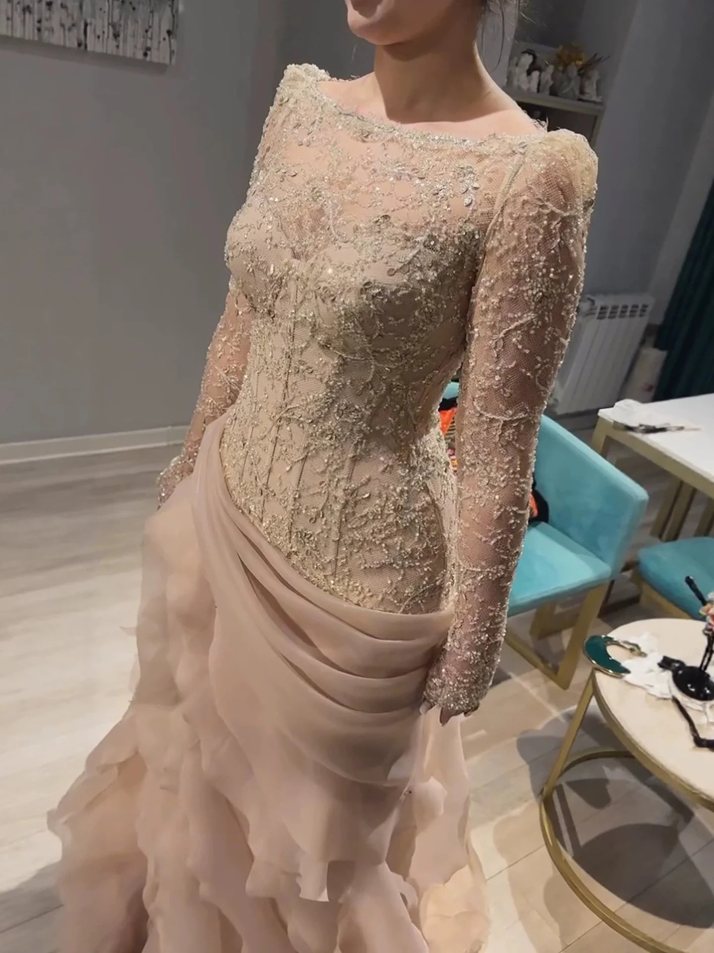    Vestido de noite sereia co - Formal Gala Wear Women avaliação e preço