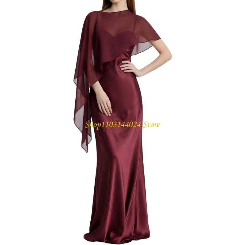 N5KE Envoltório xale fluido pa - Women'S Formal Wear For Wedding Guest avaliação e preço