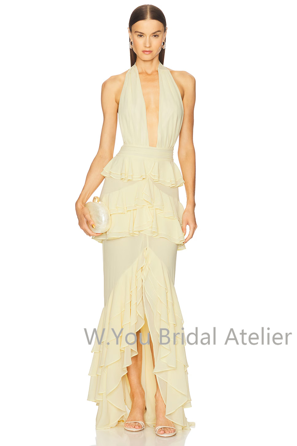 Vestidos de Noite com Decote V - Women'S Formal Wear For Wedding Guest avaliação e preço