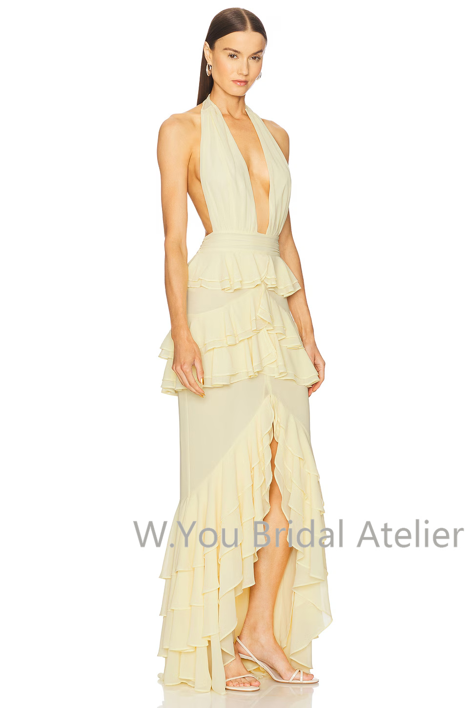 Vestidos de Noite com Decote V - Women'S Formal Wear For Wedding Guest avaliação e preço