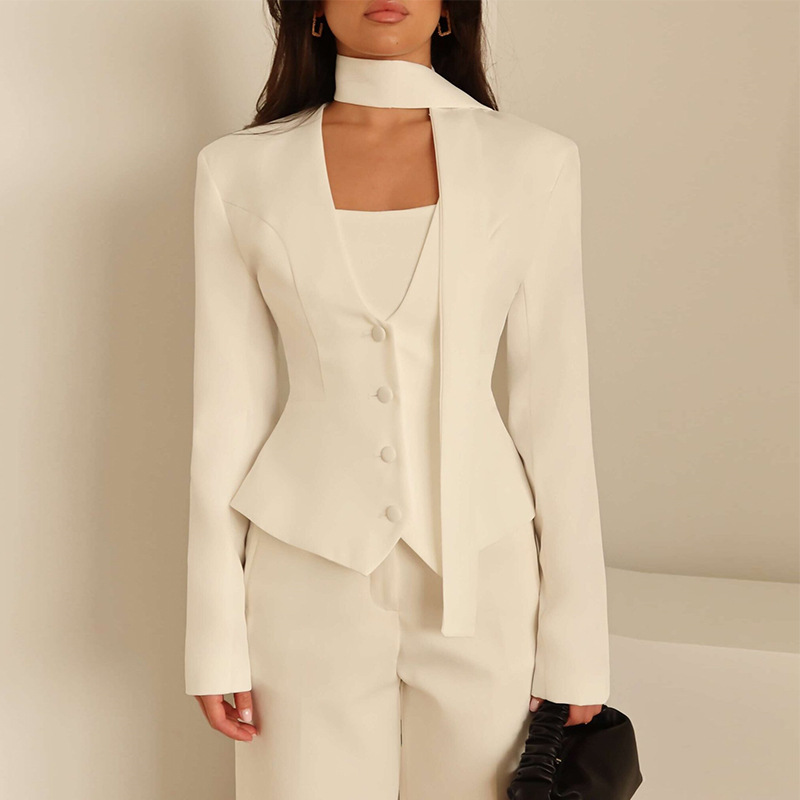 Outono feminino terno 1 peça b - Women'S Formal Wear For Wedding Guest avaliação e preço