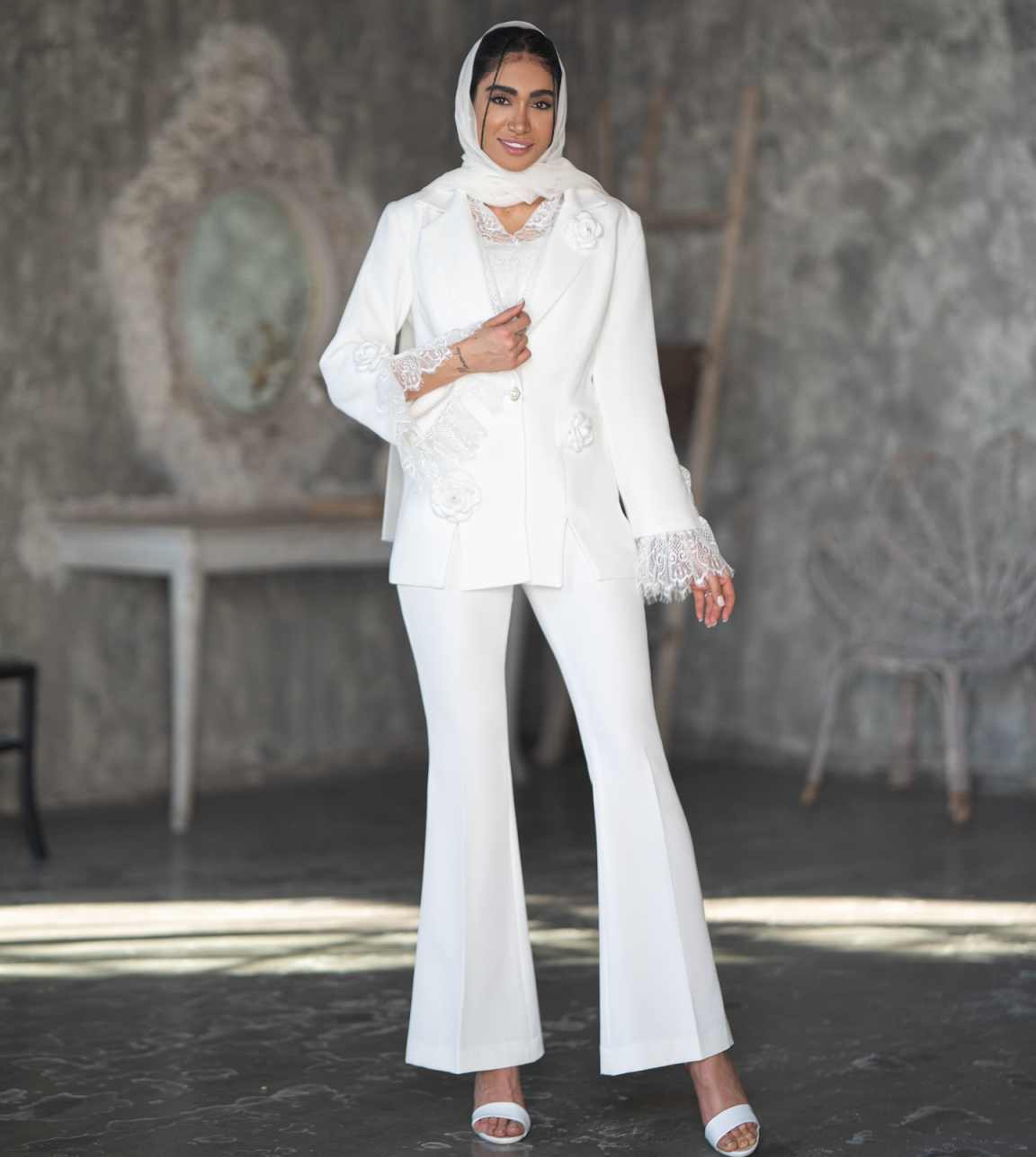 Conjunto de Terno Feminino Ele - Women'S Formal Wear For Wedding Guest avaliação e preço