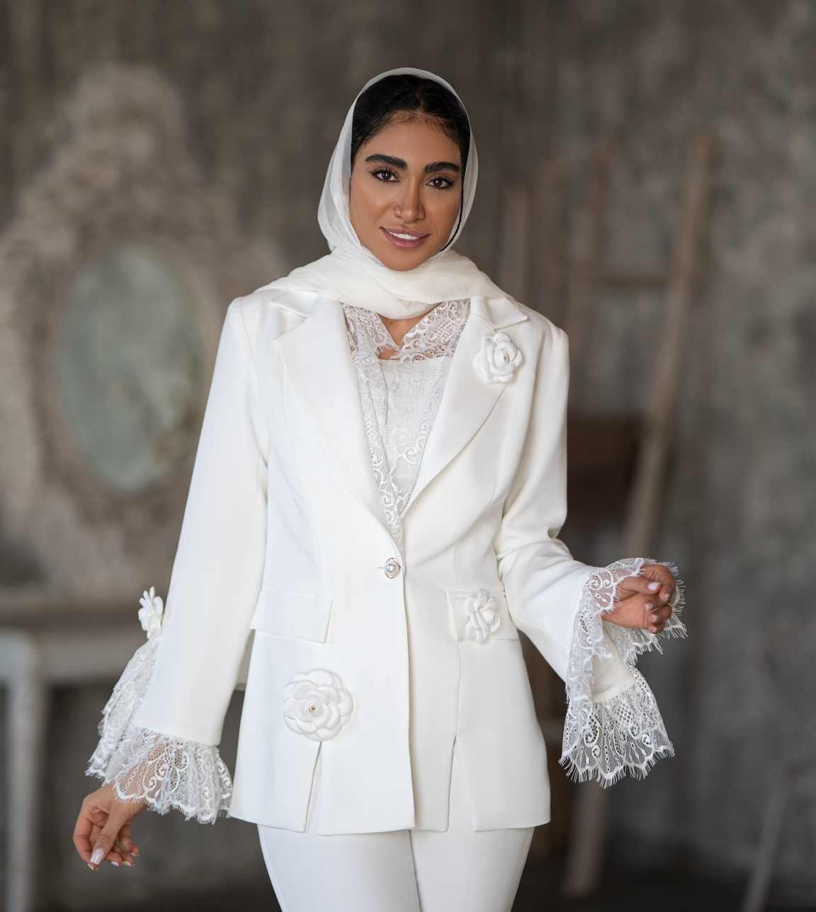 Conjunto de Terno Feminino Ele - Women'S Formal Wear For Wedding Guest avaliação e preço