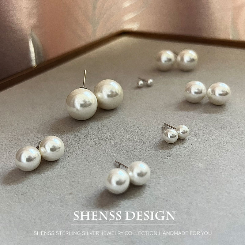 Imitação de pérola brincos de  - Pearl Earring Stud avaliação e preço